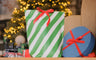 Wrapped presents under a Christmas tree.