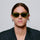 A Kjaerbede Winnie Sunglasses - Light Olive Transparent lifestyle