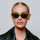 A Kjaerbede Winnie Sunglasses - Light Olive Transparent lifestyle