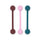 Kikkerland Magnetic Cable Ties