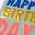 Bold Happy Birthday Card detail