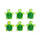 Kikkerland Baby Turtle Mini Magnets
