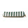Green Stripes Faux Leather Pencil Case