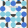 Happy Birthday Blue Circles Card