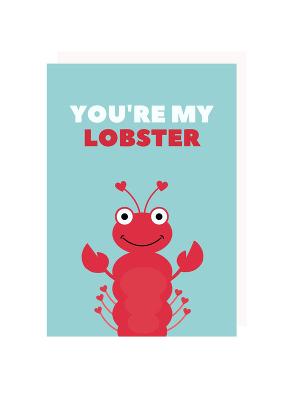 Lobster Valentines Card | Utility Gift UK