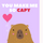 Capybara Valentines Card