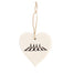 Beatles Ceramic Heart Front