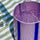 MAEGEN Atina Glass Tumbler - Navy & Lilac
