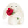 Jellycat Bashful Cream Bunny with Rose