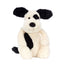 Jellycat Bashful Rufferty Black & Cream Puppy Original