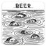 beer swimmer coaster