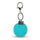 Blue Corduroy Smiley Bag Charm