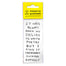 David Shrigley Write Poetry - Magnetic Bookmark