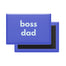 Boss Dad Fridge Magnet