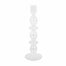 Present Time Glass Bubbles Candle Holder - Large, Clear