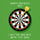 Bullseye Father's Day Illustraton by Nicola Watson