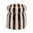 Cabana Black Candle - Lava Stone