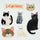 Greeting Life Sticker Pack - Sodeyama Kahoko Cats
