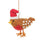 Felt So Good Christmas Chicken Decoration