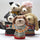 ChunkiChilli Caramel Dog Stripes Hand Puppet