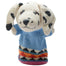 ChunkiChilli Dalmatian Knitted Hand Puppet