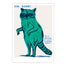 David Shrigley Raccoon A5 Postcard Print