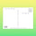David Shrigley Green Banana A5 Postcard Print