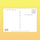 David Shrigley Yellow Banana A5 Postcard Print