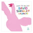 david shrigley 2027 wall calendar cover with a pink painting of a duck