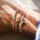 Silver Feather Bracelet