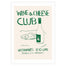 East End Prints Wine & Cheese Club A3 Print