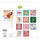 eleanor bowmer 2027 wall calendar back with plastic free ackaging showing all of the 12 designs for each month of the year.