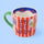 Eleanor Bowmer Christmas Let's Get Merry Mug