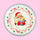 Eleanor Bowmer Christmas Santa Dinner Plate