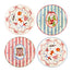 Eleanor Bowmer Christmas Set of 4 Cake Plates