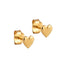 Enamel Copenhagen Small Heart Stud Earrings