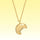 Estella Bartlett Croissant Necklace - Gold