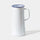 Falcon Enamelware 3 Pint Jug - White with Blue rim