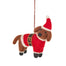 Felt So Good Christmas Buddy the Festive Dog Hanging Decoration