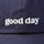 Good Day Slogan Cap Navy