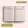 An open monthly planner showing January 2027 with a clean minimalist layout, set against a pale pink background with olive green text badges reading 'Monthly Overview' and 'With moon phases & bank holidays'.