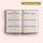 Open planner showing a yearly layout with months labeled on a beige background.