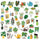 Haco Box of Stickers - Green Market