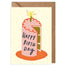 Pink Birthday Cake Birthday Card