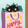 Cat Bag Birthday Card