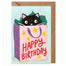 Cat Bag Birthday Card