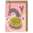 Happy Purrday Cat Birthday Card