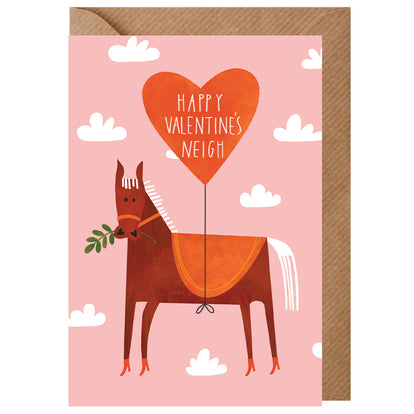 Neigh Valentines Card | AbiGoLucky – Utility Gift