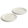 HAY Barro Plate Set of 2 - Off White 24cm