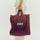 HAY Grid Crossover Bag Medium Burgundy